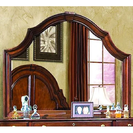 Curved Crown Dresser Mirror